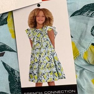 French Connection Lemon Print Dress